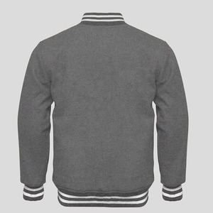 2026 High Quality Loose and Simple Design Trendy Style Pure Cotton Filled Plus Size Baseball <b>Jacket</b> - Product Image 2