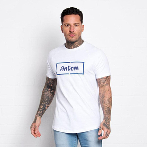 Camiseta de hombre recién llegada, buena calidad, cuello redondo, manga corta, camisetas de hombre con talla personalizada en venta - Product Image 1