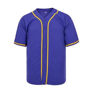 Maillot de baseball personnalisé de haute qualité avec impression par sublimation, vêtements de sport, club de fans, ligue universitaire, taille plus, respirant - Product Image 3