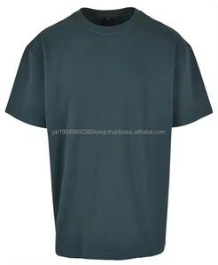 <b>High</b> Quality Custom Heavyweight Garment Dyed Jersey Mens Tee Sharts 100% Cotton Blank Plain O-<b>Neck</b> Oversized <b>Tshirt</b> for Men - Product Image 3