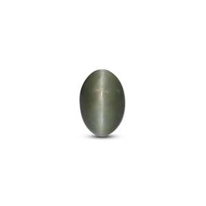 Loose Catseye Gemstone 3.6 Carat Lab Created Natural-Look Stone for Fine Jewelry - Product Image 1