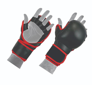 Gants de grappling en cuir personnalisés pour l'entraînement MMA, protection des mains pour le kickboxing, le Muay Thai, gants de boxe MMA à étiquette privée - Product Image 1