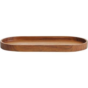 Plateau de service rectangulaire tendance en bois d'acacia pour cuisine, table, collations, boissons, fêtes, maison – Élégant, stylé, très vendu, décoration - Product Image 6
