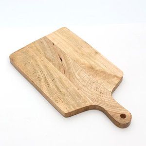 Tabla de cortar de madera natural para rebanar, picar, cortar en cubitos verduras, frutas, hierbas e ingredientes - Product Image 4