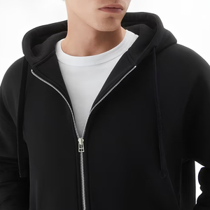 Sweat-shirt à capuche zippé en molleton surdimensionné pour homme, personnalisé, style streetwear - Product Image 6