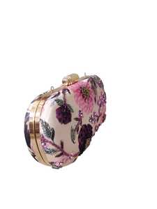 Bolso de Mano con Bordado Estampado de Diseñador, para Mujer, para Bodas, Fiestas Nocturnas, Estilo Indio, Hecho a Mano - Product Image 3