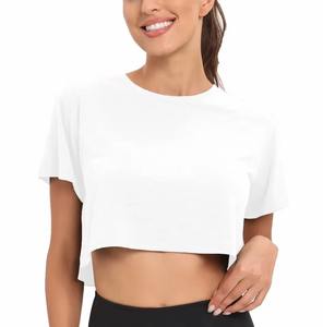 High Quality New Stylish Women Crop <b>Top</b> Plaid Spring/Summer 100% Organic Cotton Breathable Quick Dry Wholesale Unique Design - Product Image 5