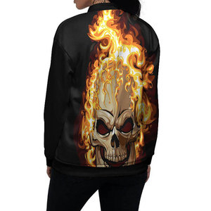 <b>Womens</b> <b>Winter</b> <b>Warm</b> Long Sleeve Bomber <b>Jacket</b> 100% Polyester Filling Sheep Skin Custom Logo Printing Factory Direct Wholesale - Product Image 3