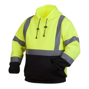 Sweat-shirts de sécurité réfléchissants en polyester haute visibilité, vêtements de travail, sweat-shirt de chantier haute visibilité, pull-over pour ouvriers - Product Image 4