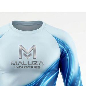 Uniforme de Práctica de Porristas para Adultos, Conjunto de Top Deportivo de Manga Larga y Pantalones Cortos de Poliéster Estampado, Ropa Profesional para Porristas - Product Image 2