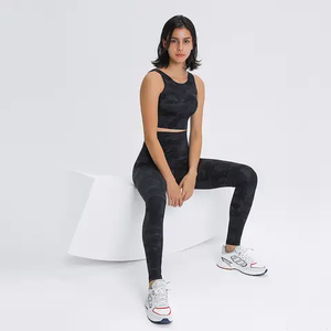 Soutien-gorge de sport pour femme à maintien élevé, grande taille, dos croisé, respirant, pour le yoga et la gym, à prix raisonnable - Product Image 2