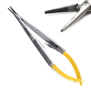 Kit Básico de Instrumentos de Microcirugía de Acero Inoxidable con Pinzas Portaagujas Castroviejo - Product Image 3