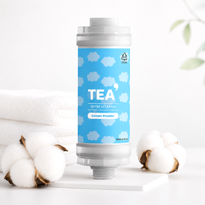Filtre de douche en plastique coréen TEA' à la vitamine C, pour la filtration des sédiments et du chlore, aromathérapie spa, usage domestique, 3 étapes - Product Image 1