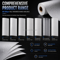 Papier synthétique blanc imprimable A3 non déchirable pour imprimante laser, idéal pour les affiches extérieures, les étiquettes d'emballage et l'impression commerciale