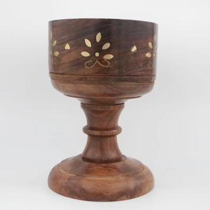 Quemador de incienso de madera hecho a mano, diseño nuevo y tradicional. - Product Image 1