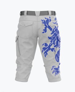 Classic Design Sublimated Pinstriped Breathable Plus Size Baseball Knickers <b>Pants</b> Sports Team Uniforms 100% Polyester - Product Image 2