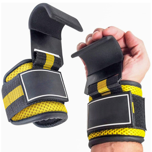 Crochets de musculation robustes pour poignet, dernière conception, pour hommes et femmes, sangles de levage pour la gym et le fitness - Product Image 2