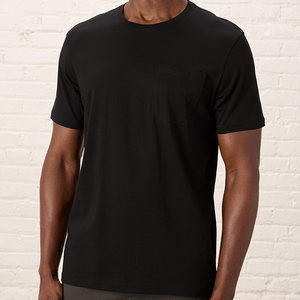 <b>Pocket</b> Crew Tee <b>Shirt</b> Top Summer Jersey Men's Tshirts Short Sleeve O-Neck <b>T</b>-<b>shirt</b> Bamboo Cotton Mens <b>T</b> <b>Shirts</b> Clothes - Product Image 4