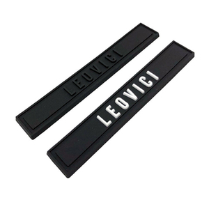 Embossed <b>Matte</b> Clothing Patches Custom Logo 3D Raised Badge Accessories OEM Supplier - Product Image 1