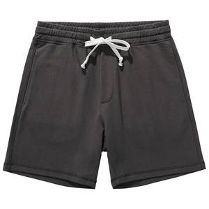 Pantalones Cortos de Playa de Algodón de Diseño Personalizado, Estilo Nuevo, Pantalones Cortos Deportivos de Color Sólido para Hombre - Product Image 5