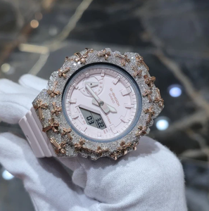 Reloj de Lujo Unisex de Acero Inoxidable con Diamantes, 42 mm, Analógico, Mecánico, con Fecha, Alta Calidad, Resistente al Agua 3BAR, Alarma, GPS - Product Image 4