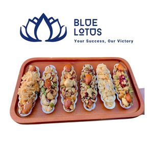 Gâteau aux noix séchées végétalien éco-responsable faible en glucides, fait main, aux noix mélangées, standard export, collation sucrée, produit phare - Product Image 1