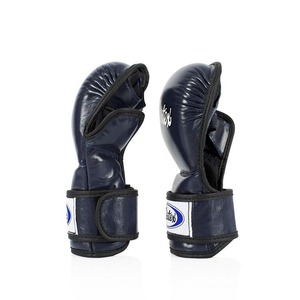 Gants de boxe Fairtex Shooter en cuir véritable de qualité supérieure, fabriqués sur mesure, séchage rapide, évacuation de l'humidité, unisexes, pour arts martiaux - Product Image 2