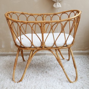 Lit bébé en bois style bohème, super offre, lits en rotin, essentiels pour tout-petits, berceau en canne fait main pour enfant - Product Image 6