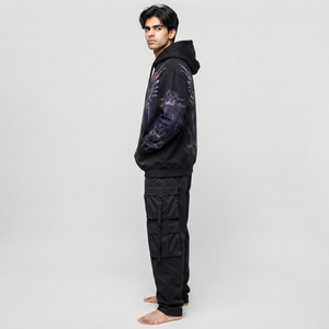 Tela elástica, diseño cómodo, estilo deportivo, ajuste atlético para entrenamiento en el gimnasio, chándal para hombre, ropa de alto rendimiento, ligera. - Product Image 2