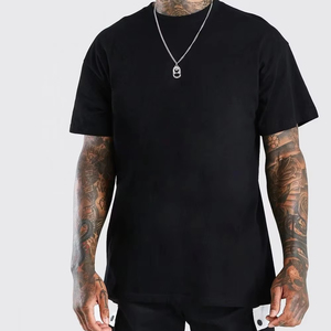 men oversized <b>tshirt</b> boxy loose fit drop shoulder cotton fabric summer casual tee drop shoulder streetwear <b>tshirt</b> - Product Image 1