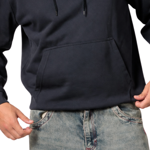Sweat à capuche personnalisé pour homme avec cordon de serrage, poche kangourou, coupe classique, impression de lettres avant et arrière, style streetwear, fournisseur de vêtements OEM - Product Image 6