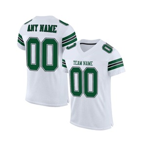 For <b>White</b> Short Sleeve Custom <b>Football</b> Fan Jersey High Quality Quick Dry Breathable Unisex Adult 100% Polyester Crew Neck All - Product Image 4