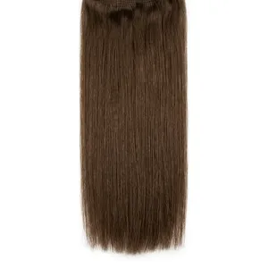 100% Remy Weft Straight Highlighted Full Lace <b>Wig</b> <b>Long</b> Chocolate Brown Hair Natural Wave Texture Human Weft Customizable Hair - Product Image 6