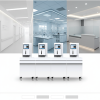 Analyseur hématologique différentiel à 5 parties DIRUI, cytométrie en flux laser, 120 échantillons par heure, machine d'analyse sanguine automatique