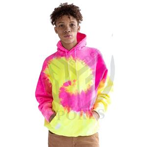 Nouveau design hiver Tie Dye sweat à capuche pour hommes 100% coton polaire bas quantité minimale de commande prix usine matériau confortable - Product Image 1
