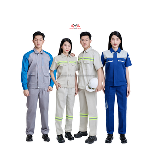 BON PRIX vêtements de travail uniforme de construction avec logo vêtements de soudage à manches longues ensemble de style de travail en usine FMF usine-BASSE quantité minimale de commande - Product Image 2