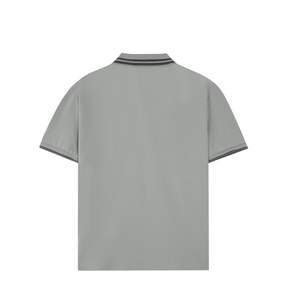 Camiseta de Golf Personalizada para Hombre, Estilo Casual Elegante, de Algodón, Manga Corta, Color Sólido, Fabricante OEM al por Mayor - Product Image 2