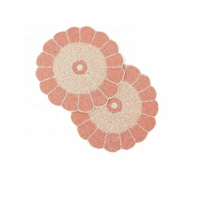 แผ่นรองจานลูกปัดแก้วทรงกลมแบบโมเดิร์นทำด้วยมือผ้าปูโต๊ะแก้วกาแฟแผ่นรองโต๊ะลูกปัดสำหรับห้องครัว - Product Image 2