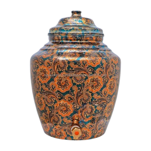 Réservoir distributeur d'eau en cuivre Offre Spéciale de la meilleure qualité avec un design imprimé floral classique Taille et forme personnalisées Distributeur d'eau - Product Image 6