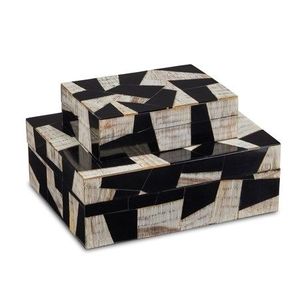 Caja de Joyería Moderna Rectangular con Diseño Cuadrado Hecho a Mano y Cierre Magnético para Decoración del Hogar, Estuche Multifuncional para Joyas - Product Image 3