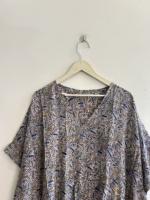 Robe de nuit en soie de sari vintage, modèle unique et assorti