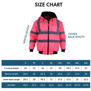 Factory Price Long Sleeve Hi Vis Working Safety Men <b>Jackets</b> Custom Design New Arrival Comfortable Hi Vis Working <b>Jackets</b> For Men - Product Image 3