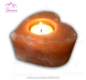 100% bougeoir de sel de l'Himalaya de qualité supérieure forme personnalisée 400g-600g artisanat naturel fabriqué au Pakistan - Product Image 2