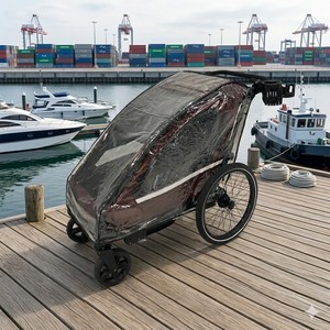 KS-200 Aluminum Bicycle Trailer with Independent Suspension and Foldable Lightweight Design for Baby for Outdoor Adventures - Product Image 2