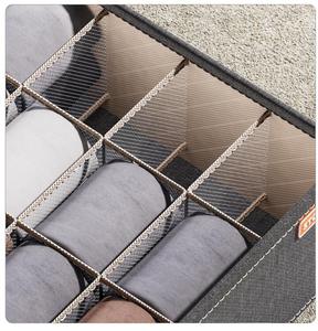 Organizzatore per Cassetti e <span class=keywords><strong>Armadi</strong></span>, Divisorio Pieghevole per Calzini, Scatole Portaoggetti per Biancheria Intima, Reggiseni, Fazzoletti, Cravatte e Cinture - Product Image 5