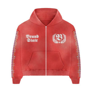 Colección Otoño: Chándal Deportivo para Mujer con Efecto Desgastado |   Conjunto de entrenamiento personalizado con cremallera Flare |   100% algodón ecológico - Product Image 5