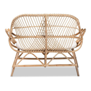 Decorative sofa chair for villa hotel producer supply natural rattan sofas mid century furniture - Product Image 5