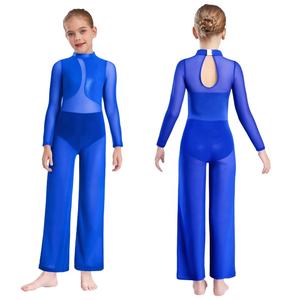 Traje de Gimnasia para Niñas de 6 a 16 Años, Mono Metálico para Actuaciones en Escenario, Leotardo de Cuerpo Entero para Espectáculos, Competiciones, Danza Jazz - Product Image 2
