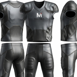 <b>Elite</b> Sublimated American Football Uniform Wholesale Custom Team Colors Football Jersey And Spandex Pants Full Set Kit - Product Image 6