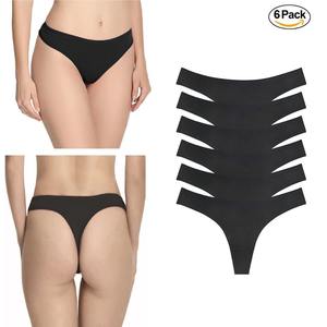Nuevo Diseño de Tanga Cómoda para Mujer, Ropa Interior de Poliéster/Algodón, Tela Suave, Transpirable, de Secado Rápido, Elástica y con Ajuste Seguro - Product Image 2